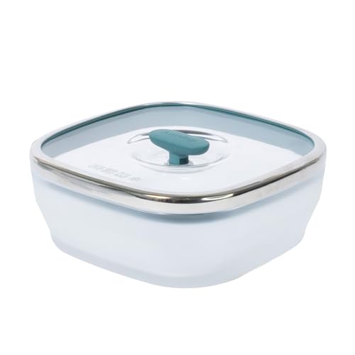 5.5 Cup Square Glass Food Storage with Lid