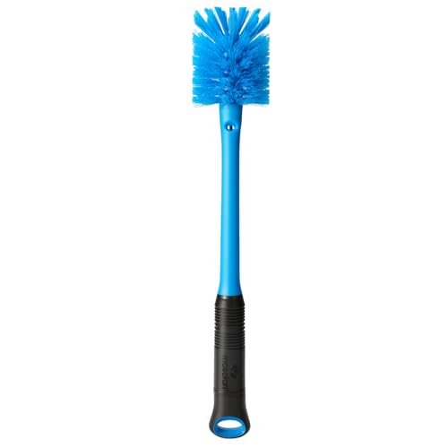 2-in-1 Bottle Brush and Straw Cleaner Brush, Breezy Blue, 1 Pack