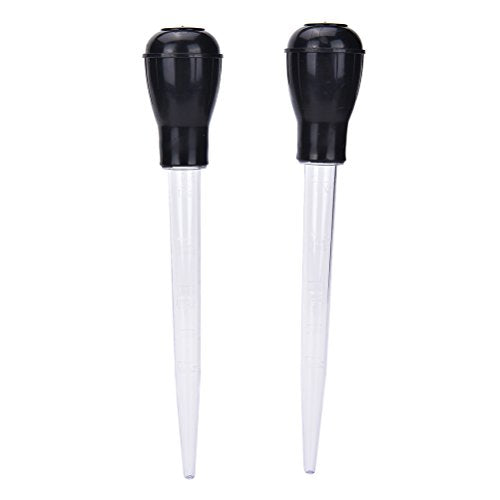 2 Pcs 11 Inch Turkey Baster with Silicone Bulb (2 Count)