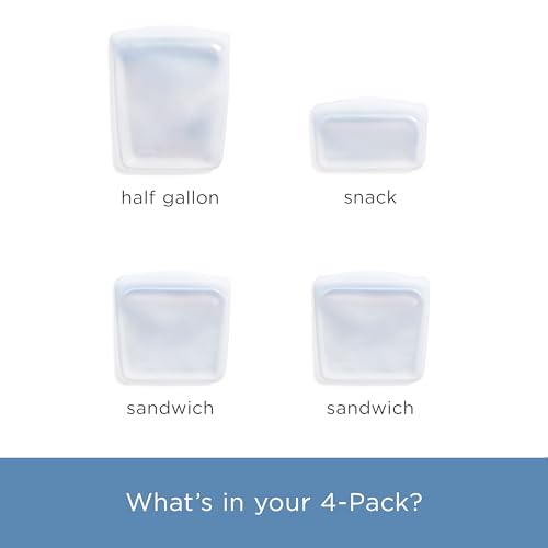Premium Reusable Silicone Food Storage Bags