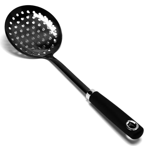 Black Stainless Steel Skimmer Spoon