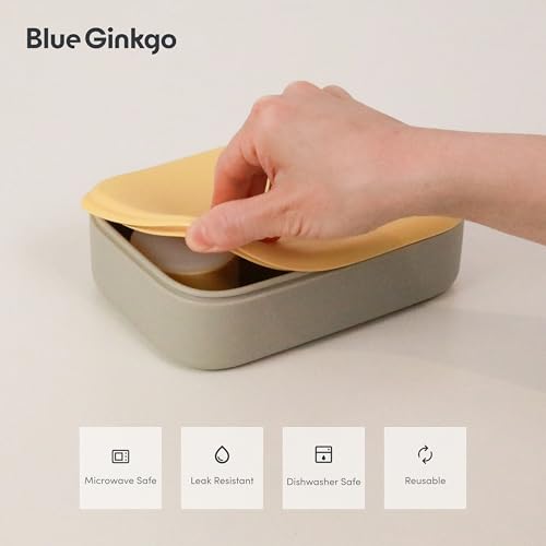 Bento Style Silicone Lunch Box Set