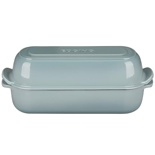 Enameled Cast Iron Loaf Pan with Lid
