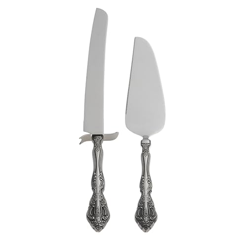 Michelangelo Silverware Cake Knife & Server Dessert Set