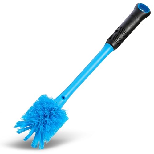 2-in-1 Bottle Brush and Straw Cleaner Brush, Breezy Blue, 1 Pack
