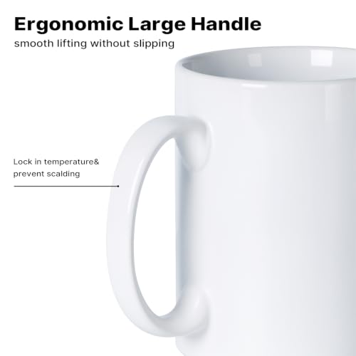 22 oz Large Coffee Mugs (2 Count)