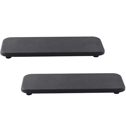 2Pcs Stone Soap Trays Water Absorbing Diatomite Coaster (2 Count)