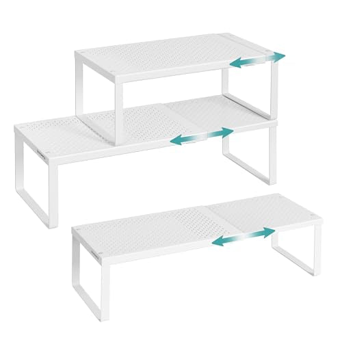 Spice Rack Expandable Kitchen Countertop Shelf (3 Count)