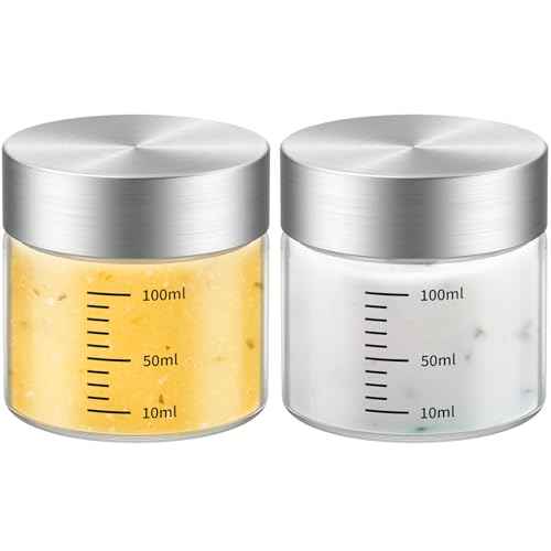 4 Oz Glass Jar with Lid (2 Count)