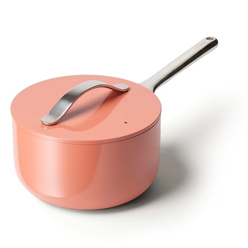 Non Stick 3 qt Ceramic Sauce Pan with Lid