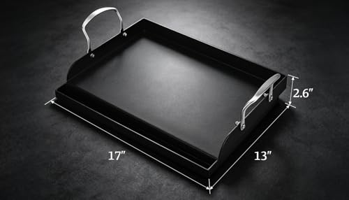 17" x 13" Cast Iron Grill Griddle Kit