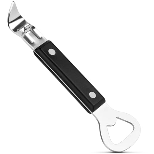 2-in-1 Can Punch Opener & Bottle Opener, 6.1" Compact