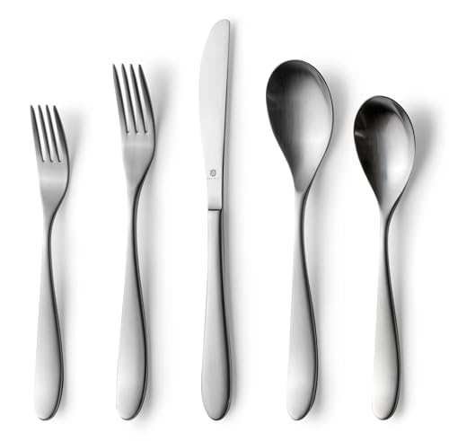 Matte Silverware Set