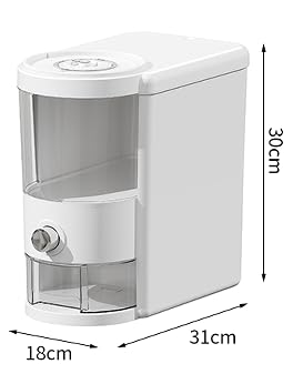 12 Lbs Rice Container with Measuring Cup