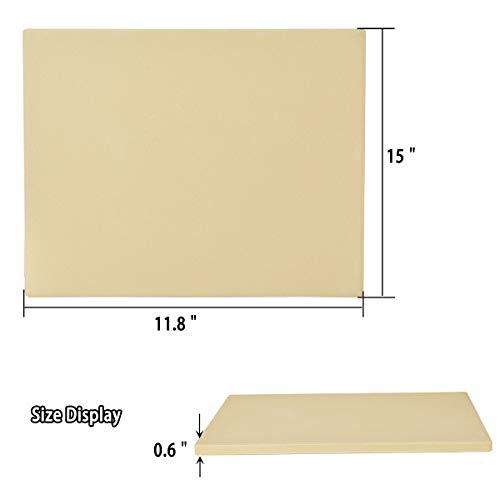 15"x12" Pizza Stone for BBQ Oven Grill