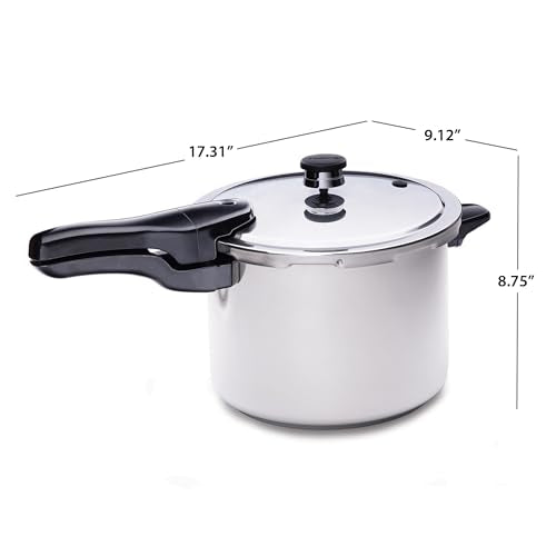 01362 6 Quart Stainless Steel Pressure Cooker