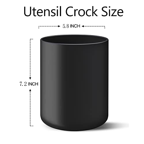 Black Kitchen Utensil Holder for Countertop