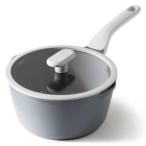 Ceramic Nonstick Saucepan with Lid