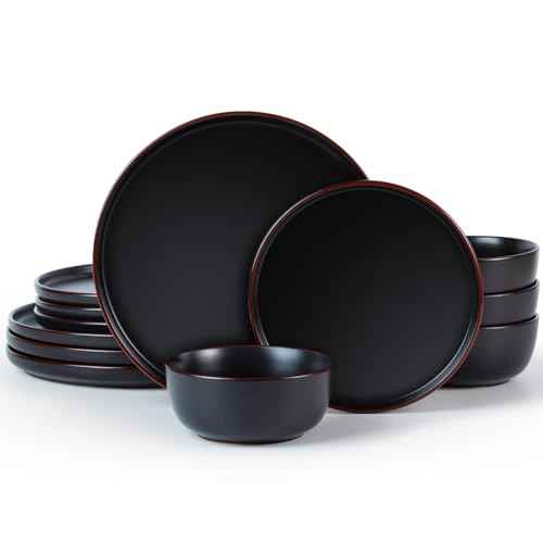 Mercury 12 Piece Stoneware Dinnerware Set (11.98 Count)