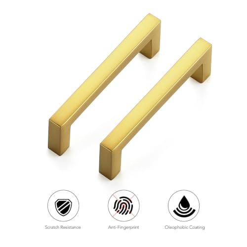Gold Cabinet Handles Solid Cabinet Pulls (30 Count)