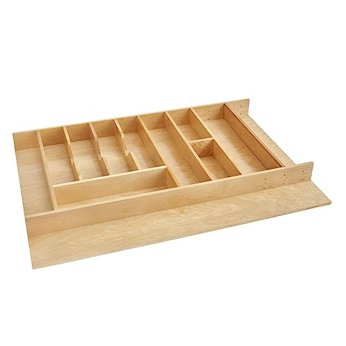 Trim-to-Custom-Fit Silverware Drawer Insert Divider Organizer