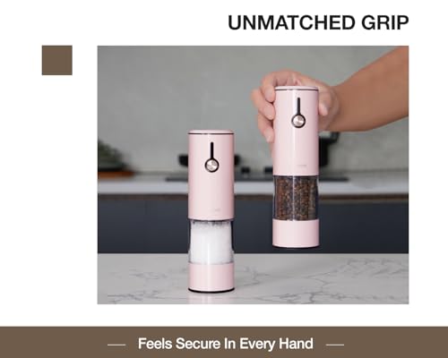 Electric Pepper Grinder and Salt Mill Set