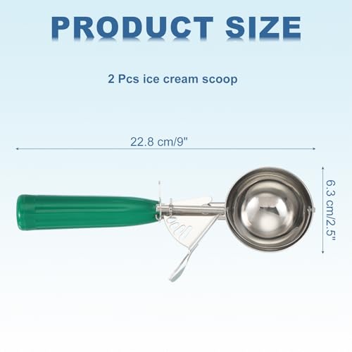 2 Pcs Cookie Scoops Ice Cream Scoop w