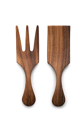 Acacia Wood Salad Utensil Set