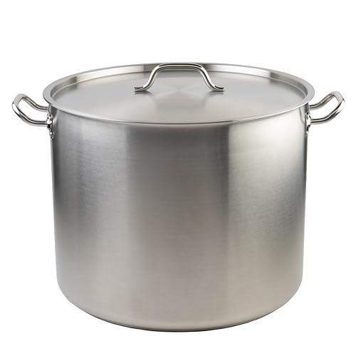 60 qt Stainless Steel Stock Pot with Cover