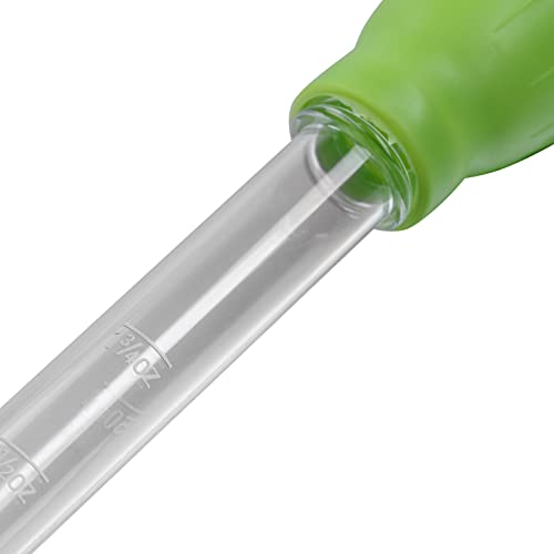 18.7in Long Turkey Baster Aquarium Food Feeder Syringe 50ml Green