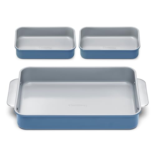 Non Stick Rectangle Baking Pan Set (3 Count)