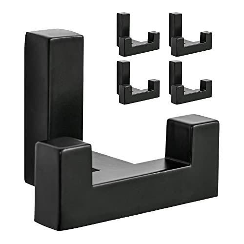5 Pack Heavy Duty Double Claw Coat Hook Wall Mount with Screw Retro Double Coat Hook Utility Hook for Coats
