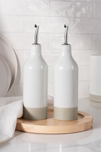 16oz Ceramic Oil Dispenser Bottle (2 Count)