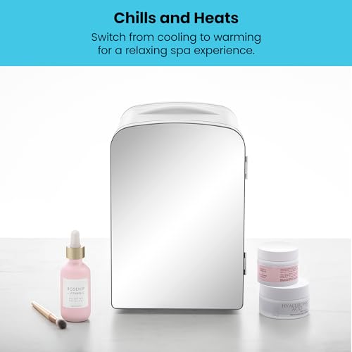 Iceman Portable Mirrored Personal Fridge 4L Mini Refrigerator