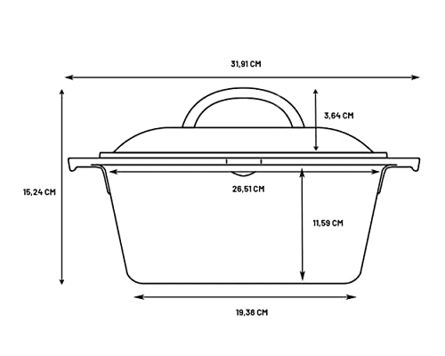 Cast Iron Dutch Oven with Loop Handle
