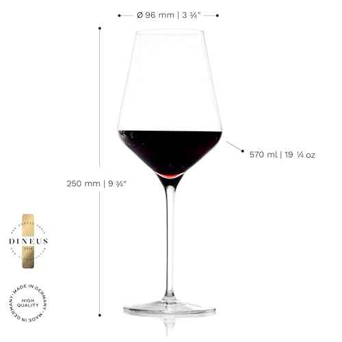 Quatrophil Red Wine Glasses Crystal (2 Count)