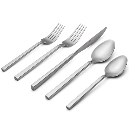 Cube 20 Piece Forged Flatware Set Service for 4 (4 Count)