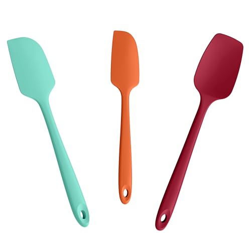 600°F Heat Resistant Silicone Spatula Scrapers (3 Count)