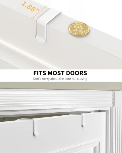 White 9 Tier Over The Door Pantry Organizer