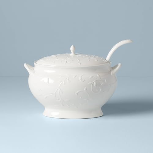 Opal Innocence Carved Covered Soup Tureen with Ladle (3 Count)