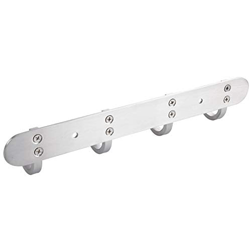 Coat Hook Rack Brushed Nickel