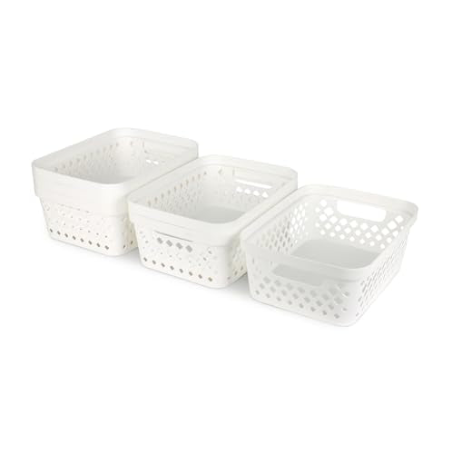 Plastic Storage Basket Set (6 Count)
