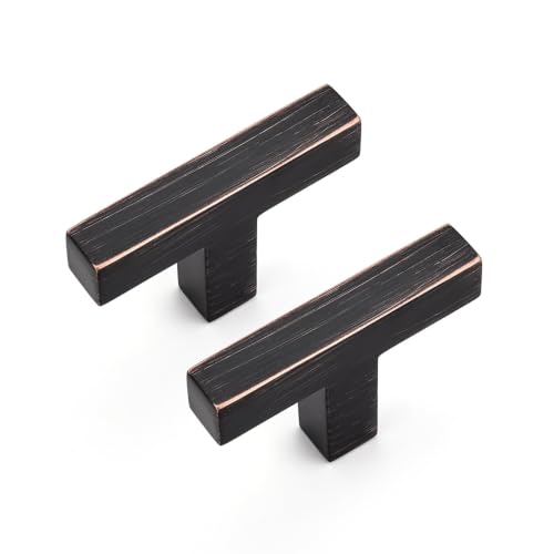 Oil Rubbed Bronze Cabinet Handles Cabinet Pulls Single Hole 15 Pack (15 Count)