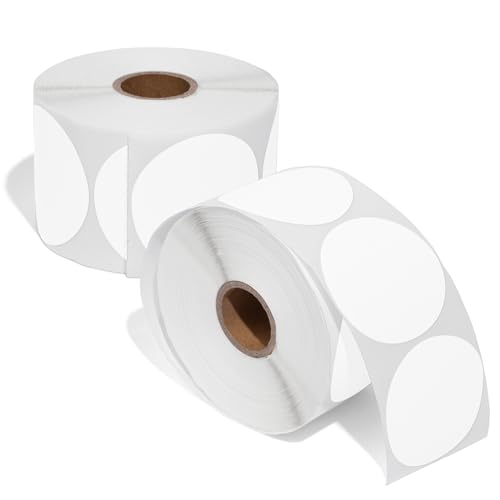 2" Circle Direct Thermal Labels (750 Count)