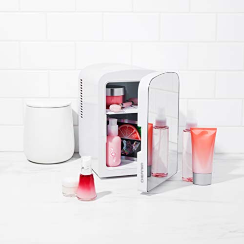 Iceman Portable Mirrored Personal Fridge 4L Mini Refrigerator