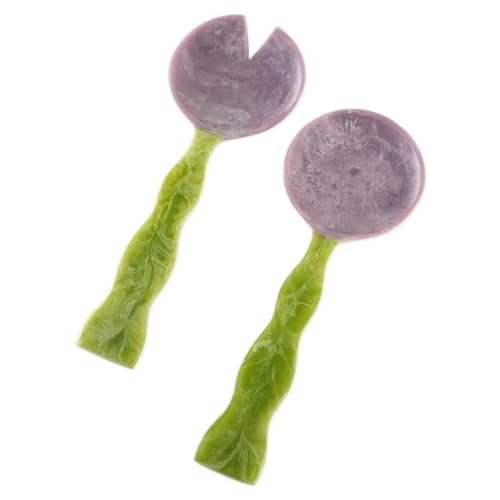 Lavender & Sage Resin Salad Servers