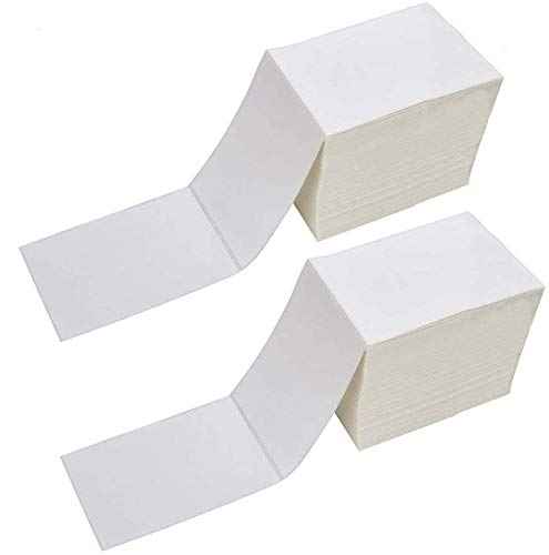 Fanfold 4 x 6 Direct Thermal Shipping Labels with Perforations (2000 Count)