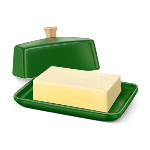 Large Ceramic Butter Dish with Lid