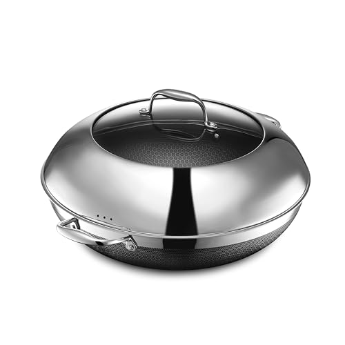 14" Hybrid Nonstick Wok & Lid