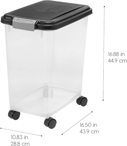 Airtight Pet Food Storage Rolling Container